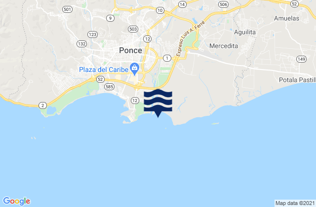 Bucana Barrio, Puerto Rico tide times map