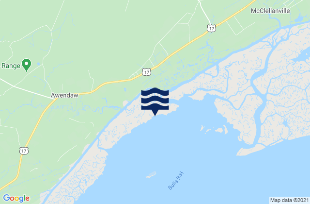 Buck Hall (Awendaw Creek), United States tide chart map