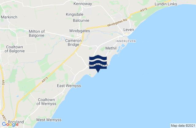 Buckhaven, United Kingdom tide times map