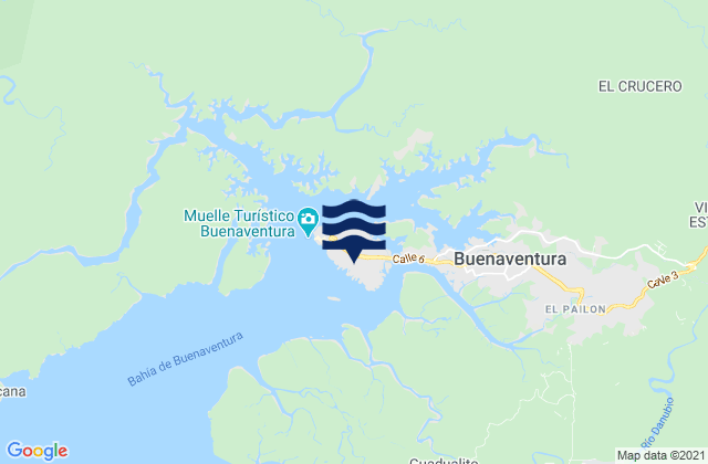 Buenaventura, Colombia tide times map