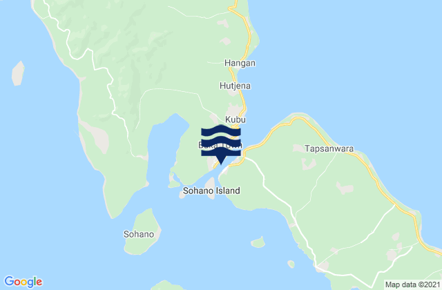 Buka, Papua New Guinea tide times map