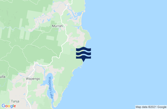 Bunga Head, Australia tide times map