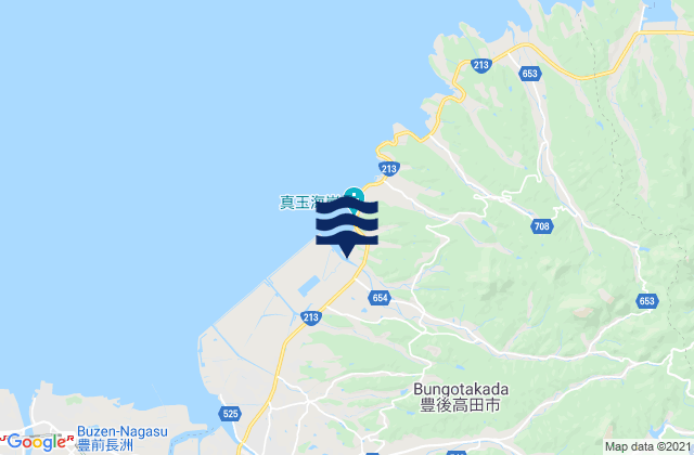 Bungo-takada Shi, Japan tide times map