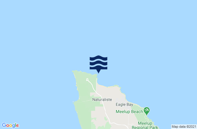 Bunker Bay, Australia tide times map