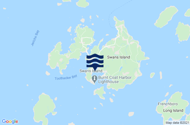 Burnt Coat Harbor (Swans Island), United States tide chart map