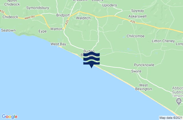 Burton Hive Beach, United Kingdom tide times map