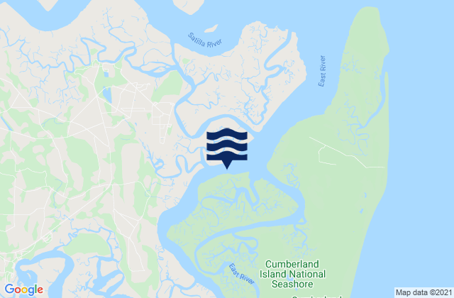 Cabin Bluff Cumberland River, United States tide chart map