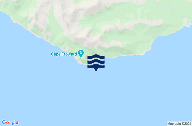 Cabo Froward, Chile tide times map