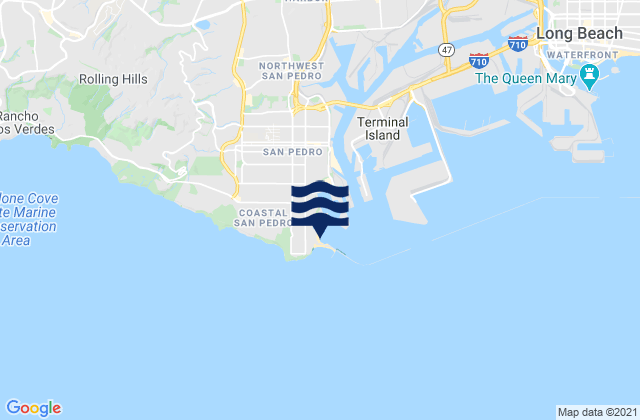 Cabrillo Beach Park, United States tide chart map