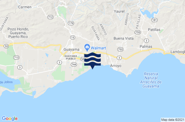 Caimital Barrio, Puerto Rico tide times map