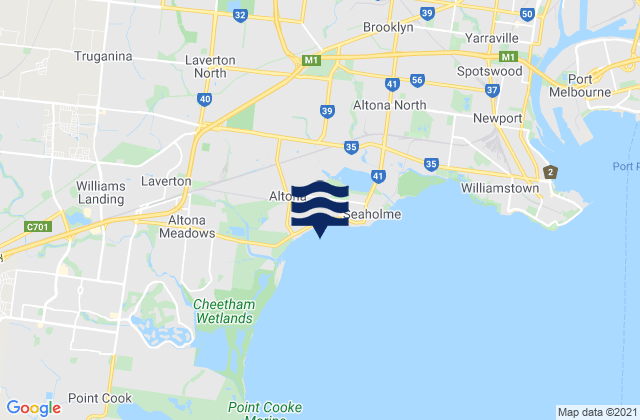 Cairnlea, Australia tide times map