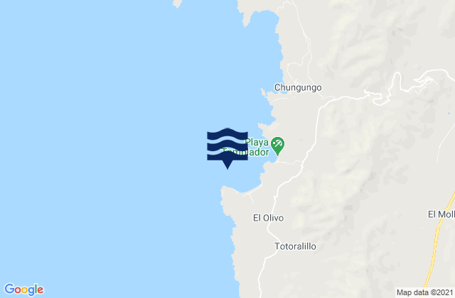 Caleta Totoralillo, Chile tide times map