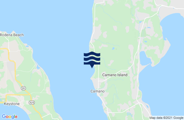 Camano Island, United States tide chart map