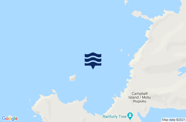 Campbell Island (Motu Ihupuku), New Zealand tide times map