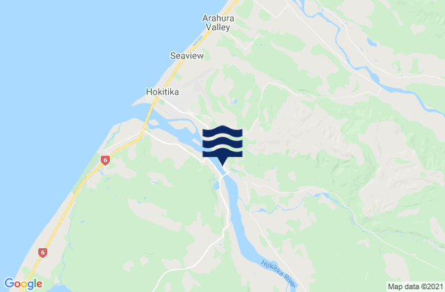 Canoe Cove, New Zealand tide times map