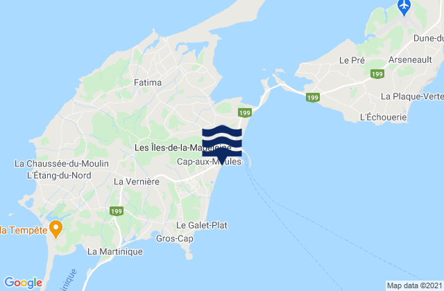 Cap-aux-Meules, Canada tide times map