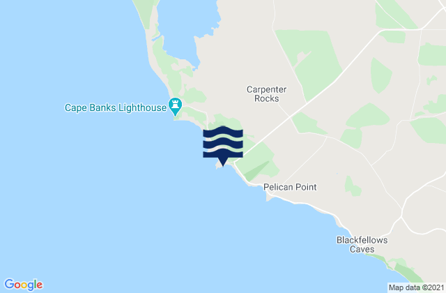 Cape Banks, Australia tide times map