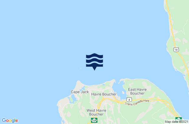 Cape Jack, Canada tide times map