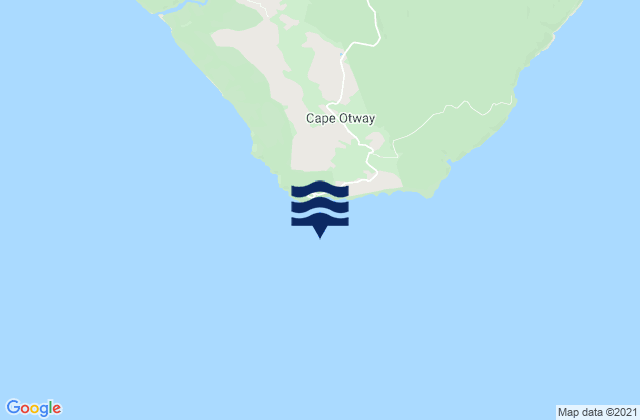 Cape Otway, Australia tide times map