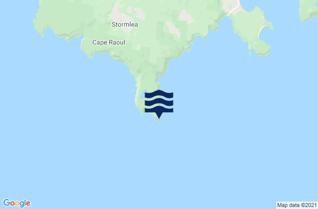 Cape Raoul, Australia tide times map