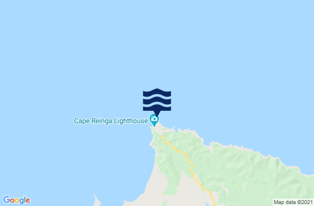 Cape Reinga, New Zealand tide times map