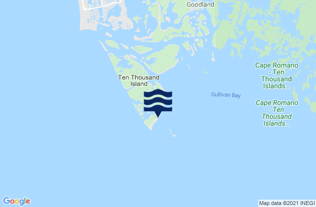 Cape Romano, United States tide chart map