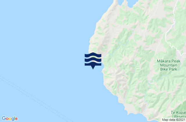 Cape Terawhiti (Oteranga Bay), New Zealand tide times map
