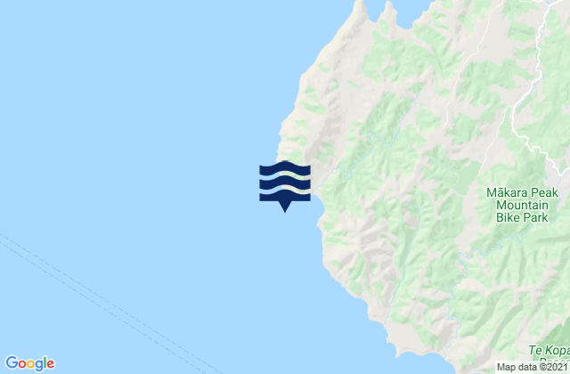 Cape Terawhiti - Oteranga Bay, New Zealand tide times map