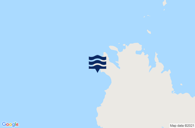 Cape Voltaire, Australia tide times map