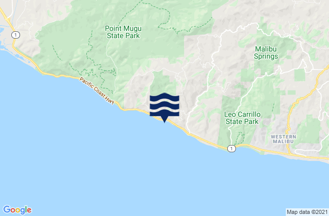 Casa Conejo, United States tide chart map