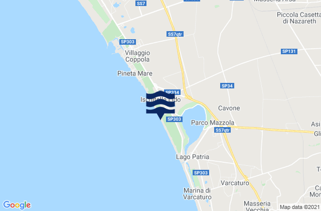 Casal di Principe, Italy tide times map