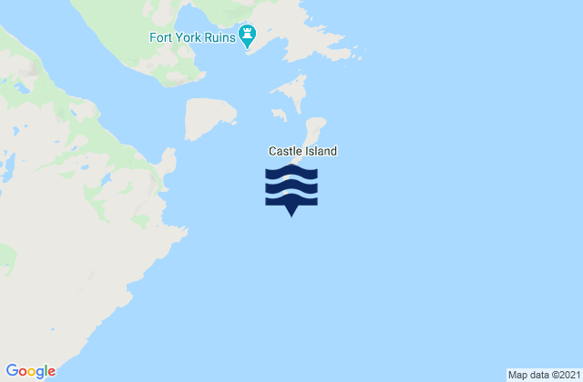 Castle Island, Canada tide times map