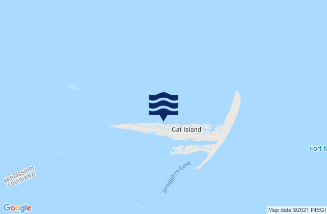 Cat Island, United States tide chart map