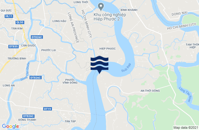 Cat Lai Port, Vietnam tide times map