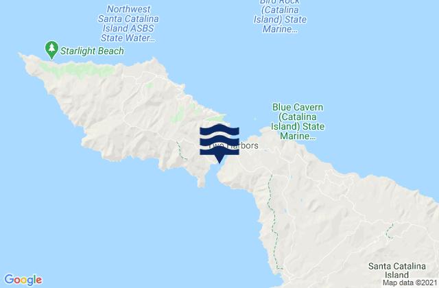 Catalina Harbor Santa Catalina Island, United States tide chart map