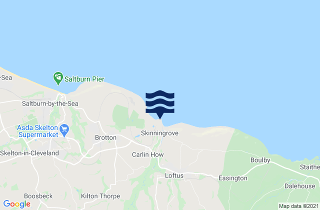 Cattersty Sands Beach, United Kingdom tide times map