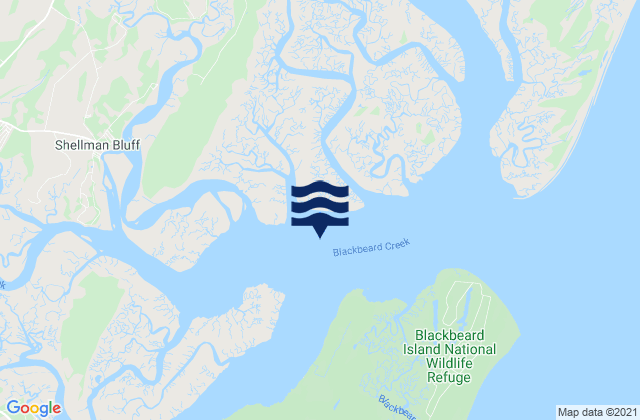 Cedar Hammock south of, United States tide chart map