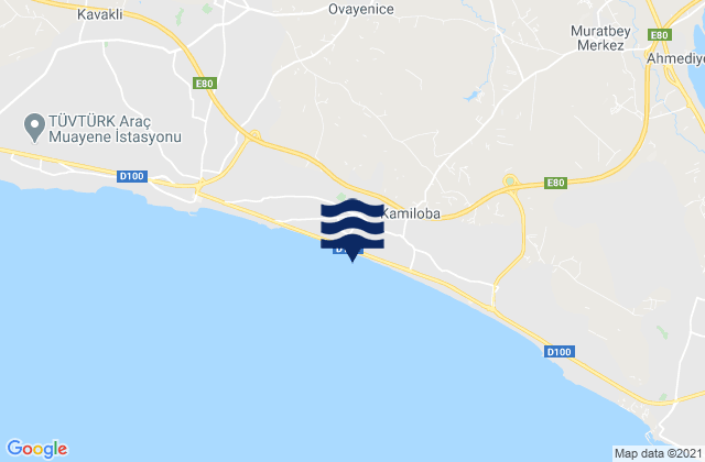 Celaliye, Turkey tide times map