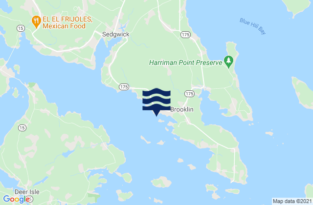 Center Harbor, United States tide chart map