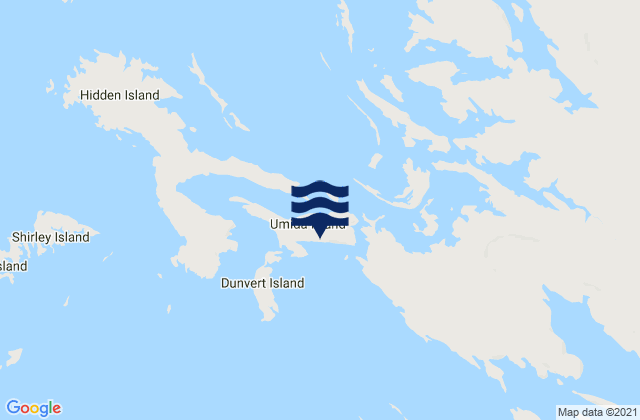 Chambers Island, Australia tide times map