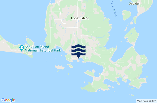 Charles Island, United States tide chart map