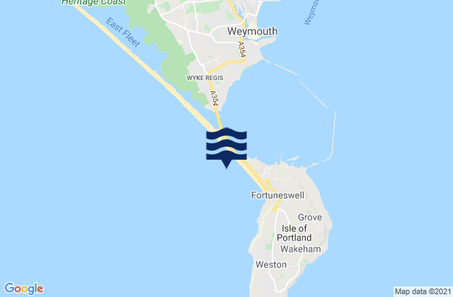 Chesil Cove, United Kingdom tide times map