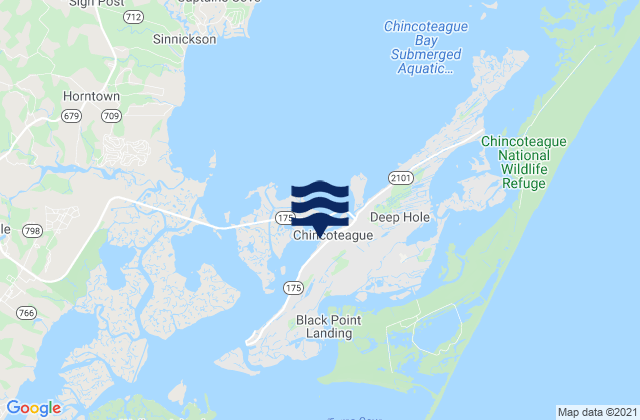 Chincoteague Island Uscg Station, United States tide chart map