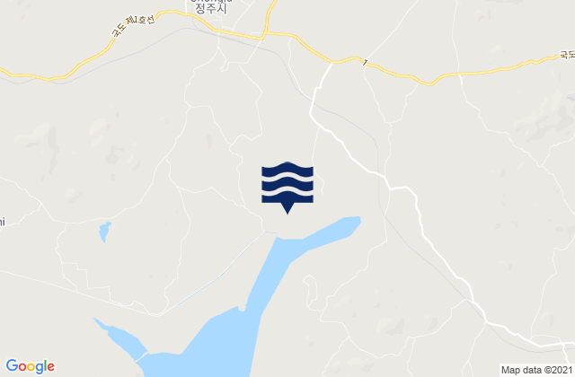 Chongju-gun, North Korea tide times map