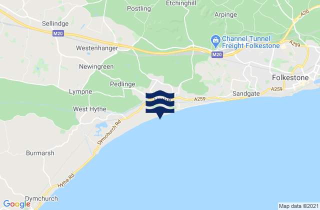 Church Bay, United Kingdom tide times map