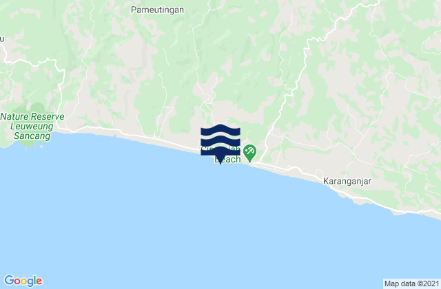 Ciandum, Indonesia tide times map