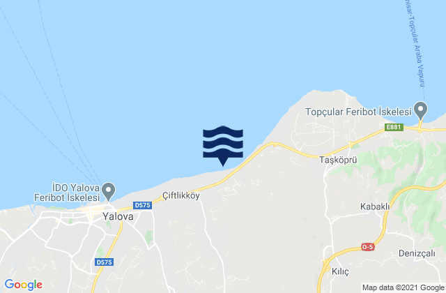 Ciftlikkoey Ilcesi, Turkey tide times map