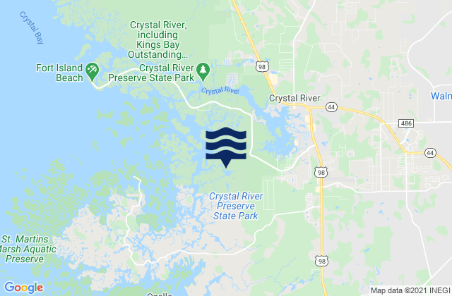 Citrus County FL Tide Charts - Citrus County Florida United States Tide Chart Map 6239647