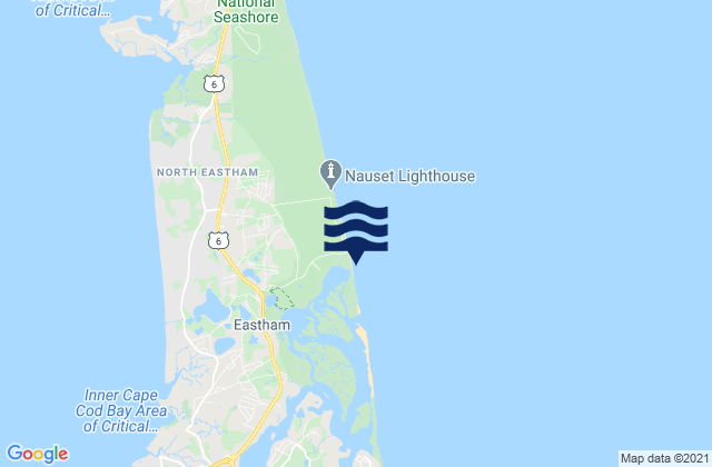 Coast Guard Beach, United States tide chart map