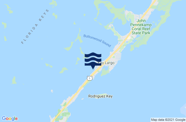 Cocoanut Key Bay, United States tide chart map